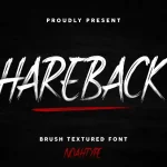 Hareback Font