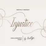 Injustice Font