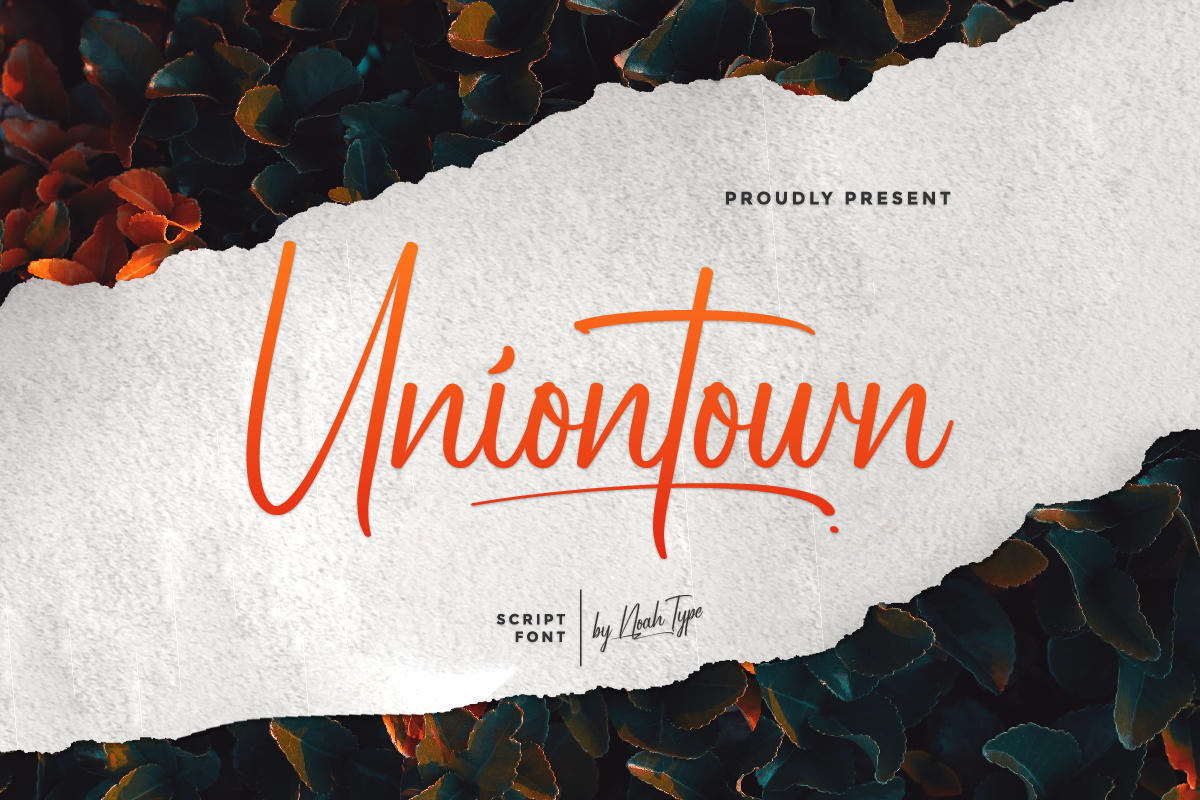 Uniontown Font