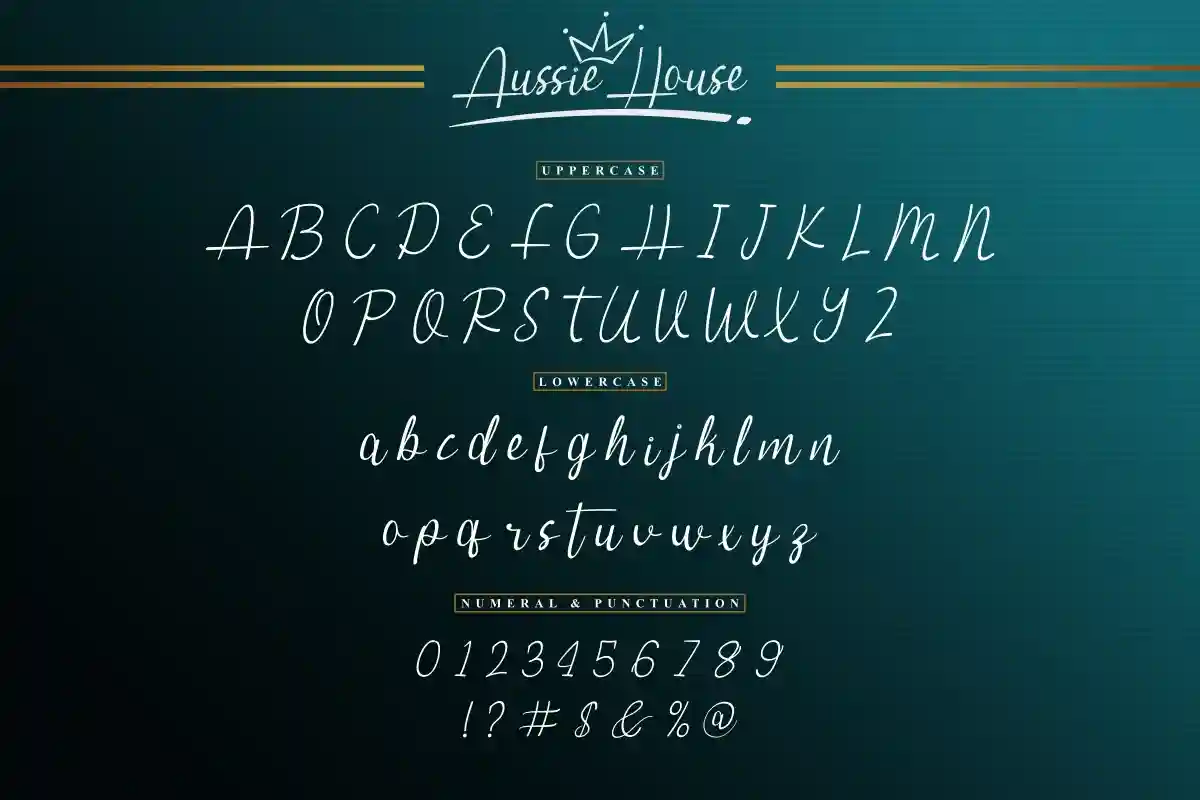Aussie House Font