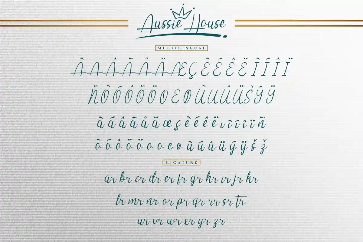 Aussie House Font