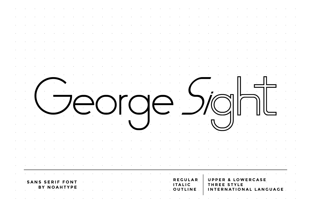 George Sight Font