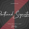 Portland Signature Font