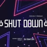 Shut Down Font