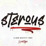 Sterous Graffiti Font