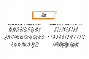 The Orange Font