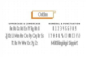 The Orange Font
