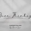 Over Thinking Font