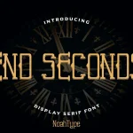 End Seconds Font