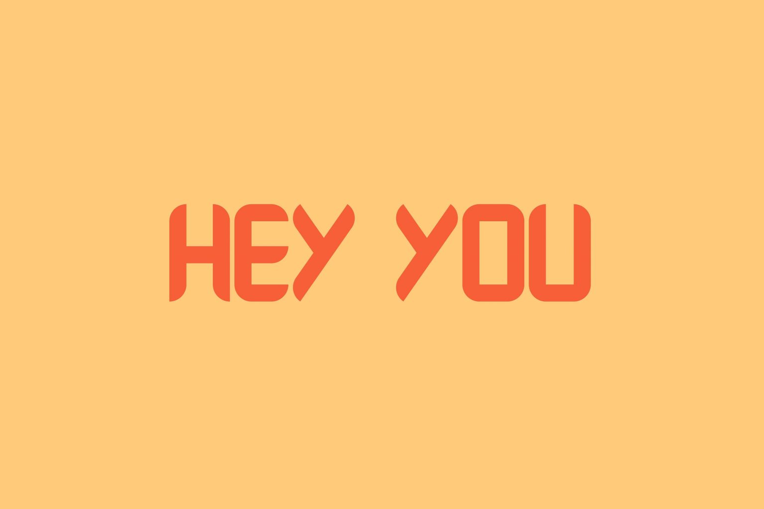 Hey You FREE Font By NoahType Studio
