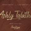 Ashly Tabitha Font