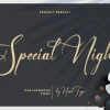 Special Night Font