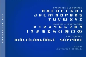 Sprint Race Font