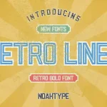 Retro Lines Font