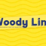 Woody Line Font