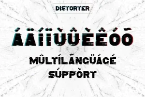Distorter Font
