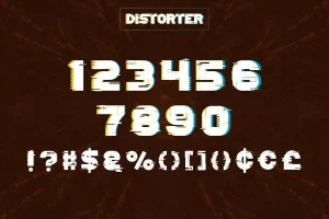 Distorter Font