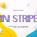 Mini Striped Font
