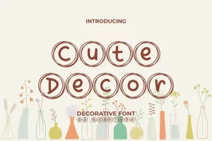 Cute Decor Font