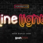 Line Light Font