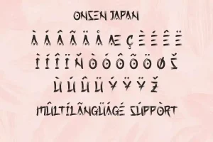 Onsen Japan Font