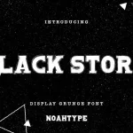 Black Story Font