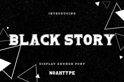 Black Story Font