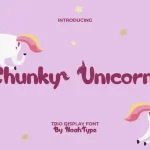 Chunky Unicorn Font