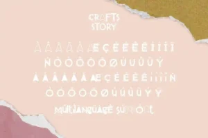 Crafts Story Font