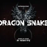 Dragon Snake Font
