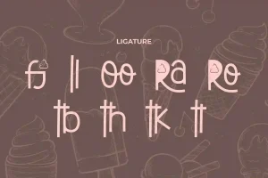 Hello Ice Cream Font