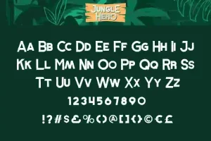 Jungle Hero Font