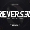 Reversed Font