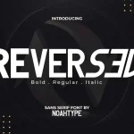 Reversed Font