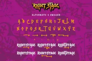 Right Stage Font