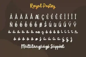 Royal Pastry Font