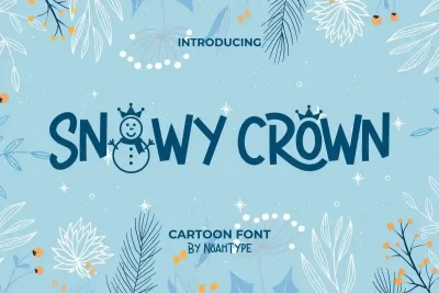 Snowy Crown Font