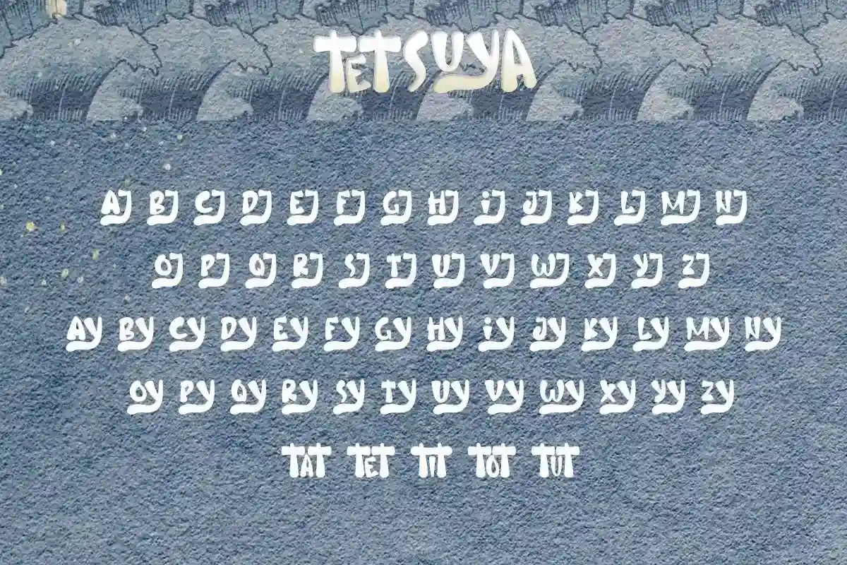 Tetsuya Font