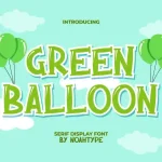 Green Balloon Font