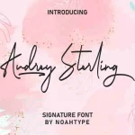 Audrey Sterling Font