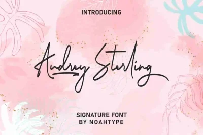Audrey Sterling Font