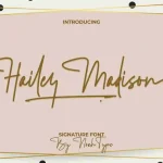 Hailey Madison Font