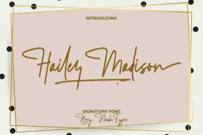Hailey Madison Font