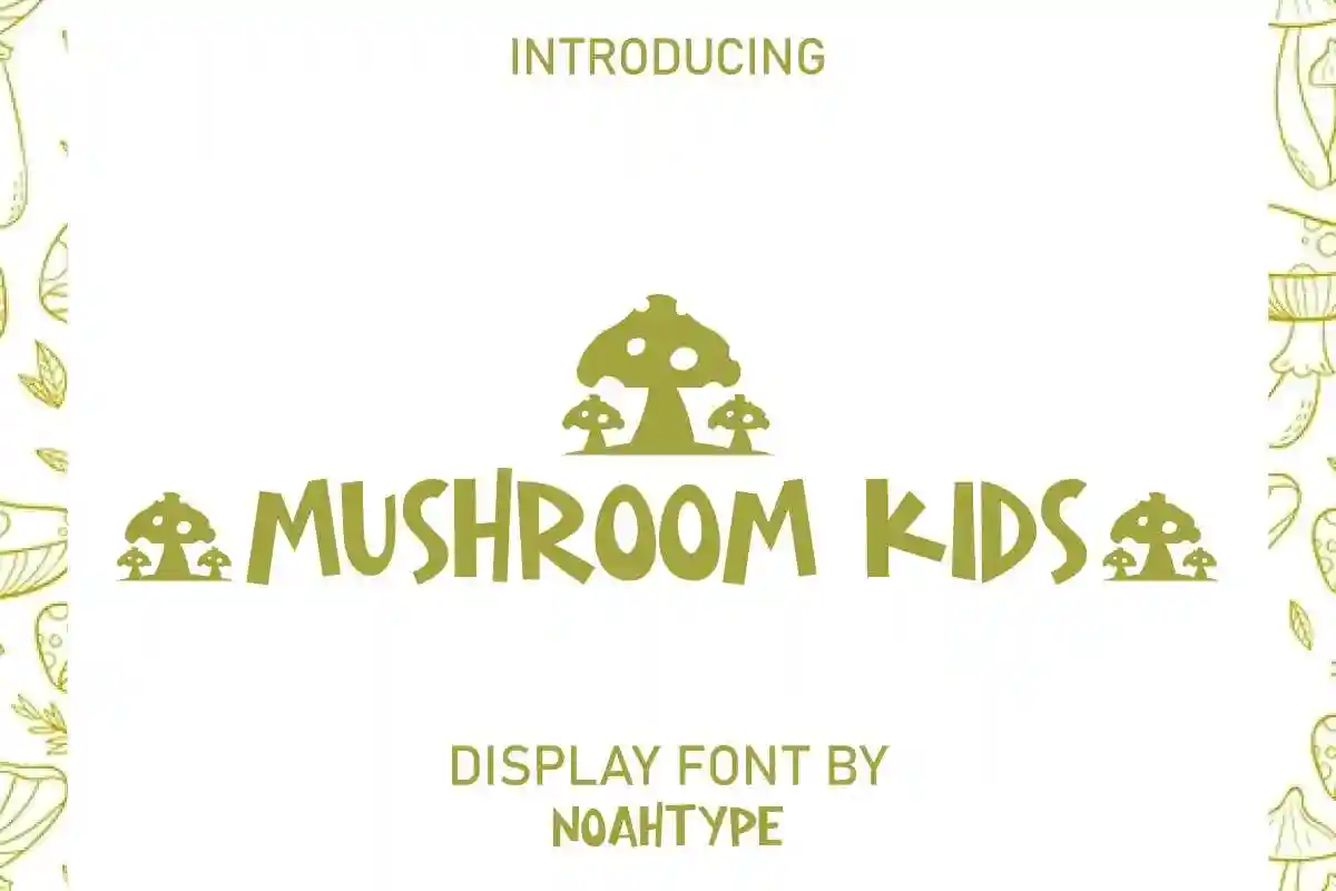 Mushroom Kids Font