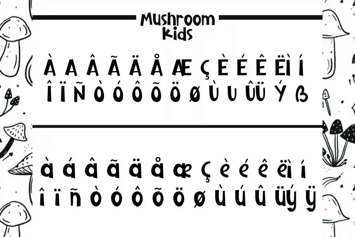 Mushroom Kids Font