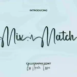 Mix Match Font