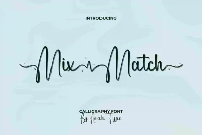 Mix Match Font