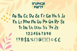 Tropical Party Font