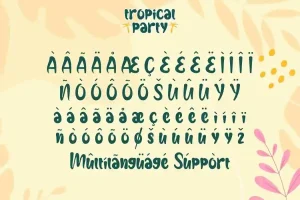 Tropical Party Font