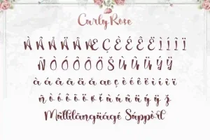 Curly Rose Font